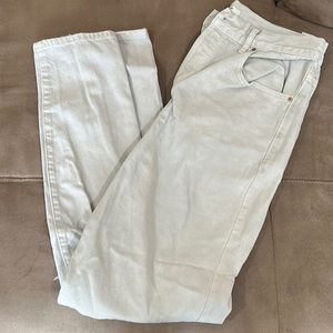 PacSun White Womens Bootcut Jeans in White
